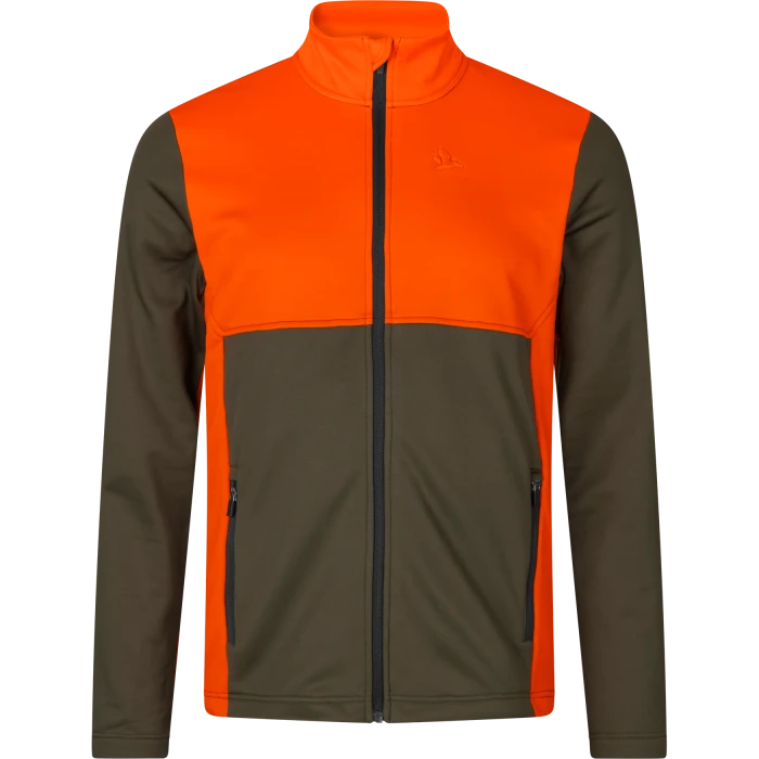 Polar Seeland Elliot Fleece Pine Green/Hi-Vis Orange