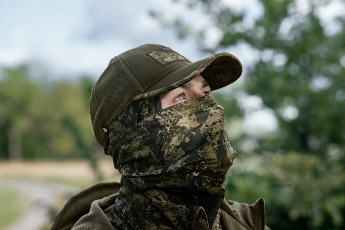 Kominiarka Seeland Tagus Camo Face Cover InVis MPC Green