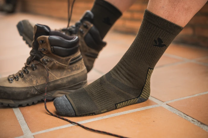 Skarpety Seeland Field Merino Sock 2Pack Pine Green/Military Olive