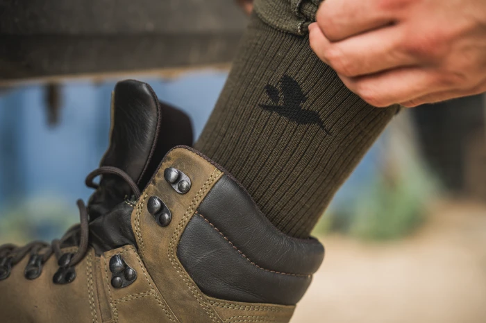 Skarpety Seeland Field Merino Sock 2Pack Pine Green/Military Olive