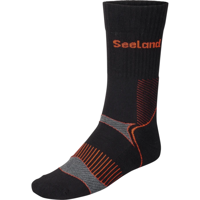 Skarpety Seeland Field Coolmax Sock 2Pack Black/Dark Grey