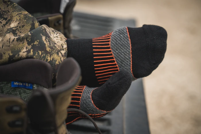 Skarpety Seeland Field Coolmax Sock 2Pack Black/Dark Grey