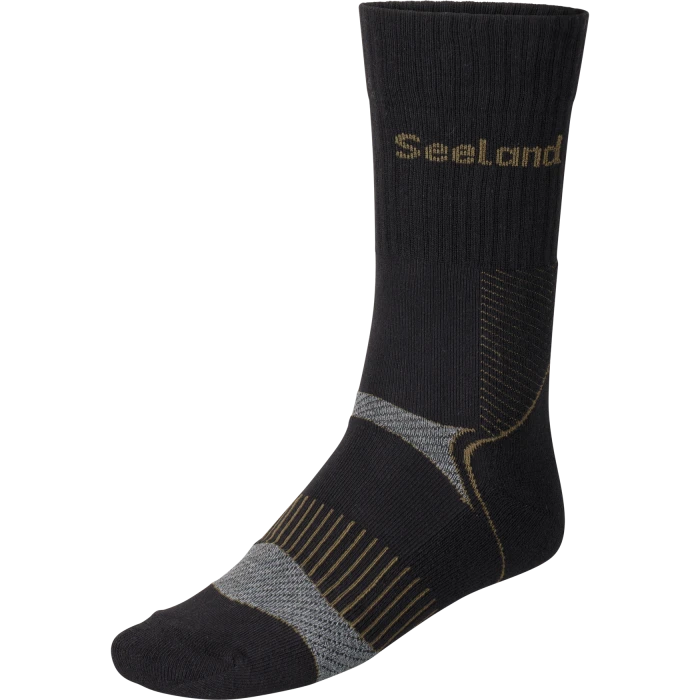 Skarpety Seeland Field Coolmax Sock 2Pack Black/Dark Grey