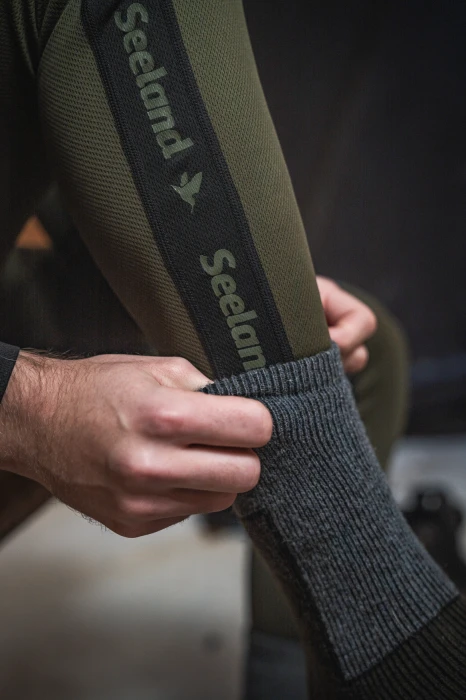 Skarpety Seeland Field Thermo Sock 2Pack Pine Green Melange/Grey Melange